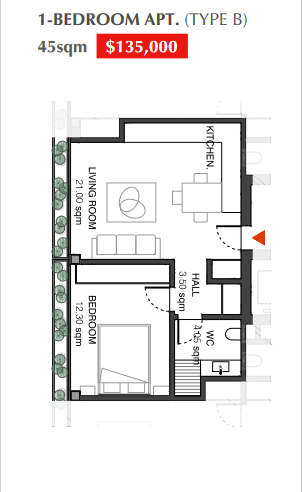1bedrom_apartment_type_B